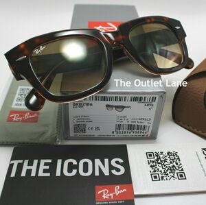 Model Display RayBan State Street Tortoise RB2186 Gradient Brown